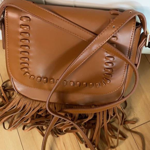 Brown western style shoulder bag - Picture 3 of 5